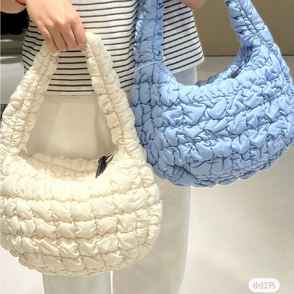 COS Mini Quilted Bag - Stone - Picture 4 of 5